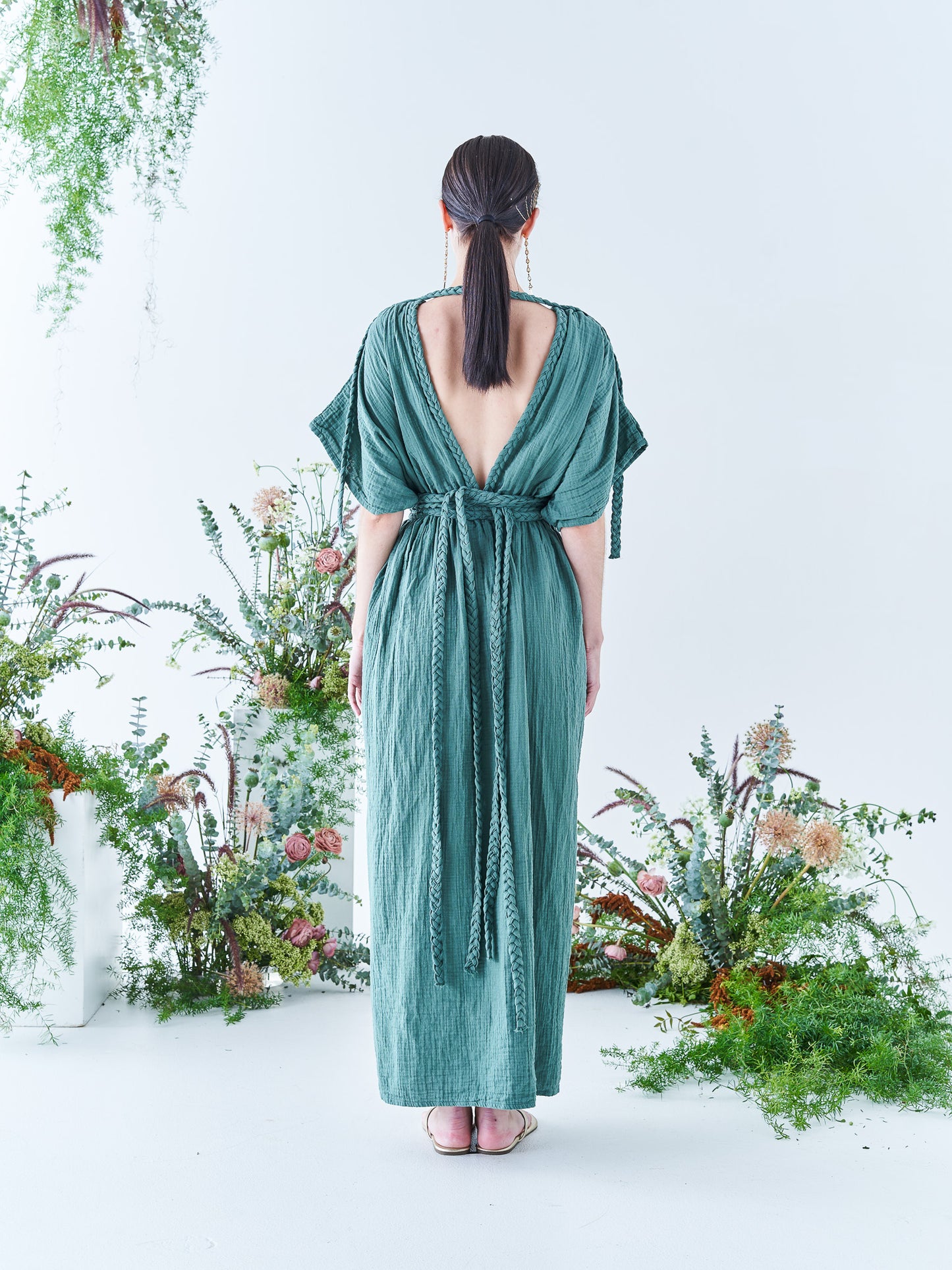 Goddess Dress in Emerald