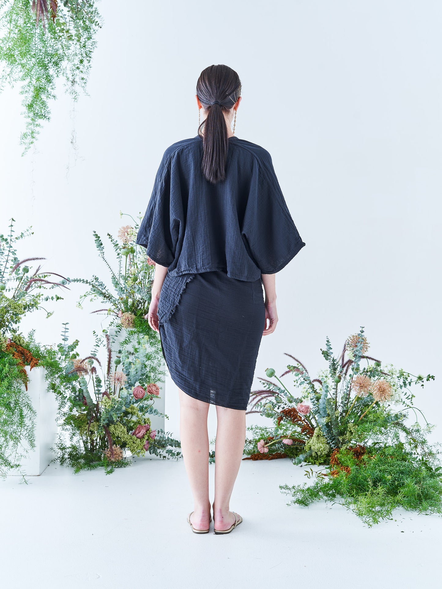 Nina Crop Top in Black