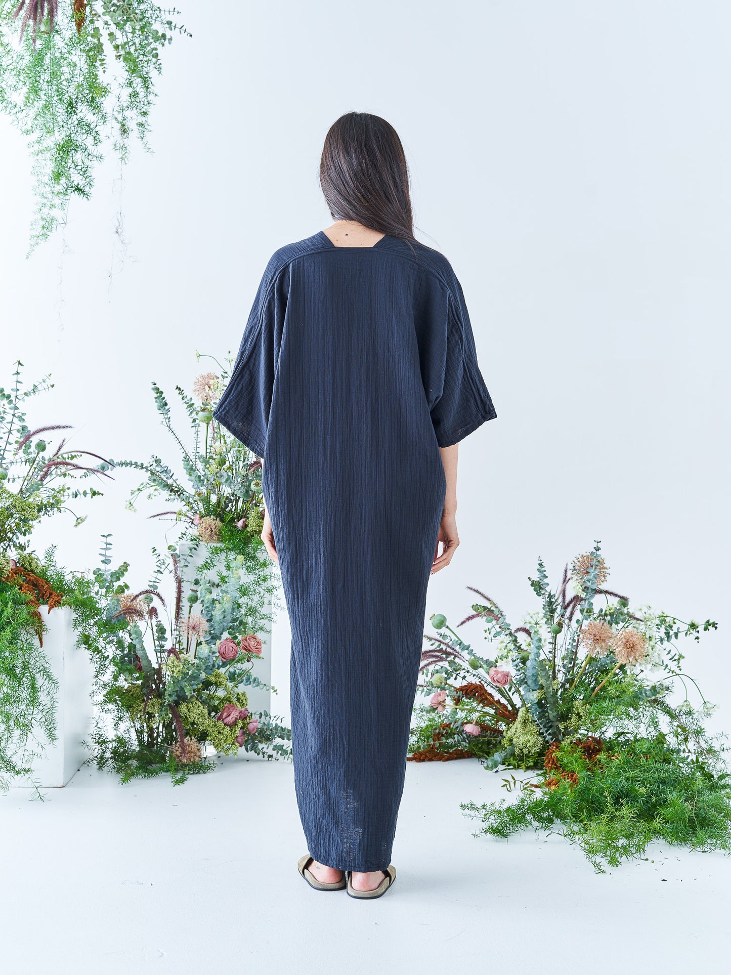 Nina Maxi Kaftan in Black