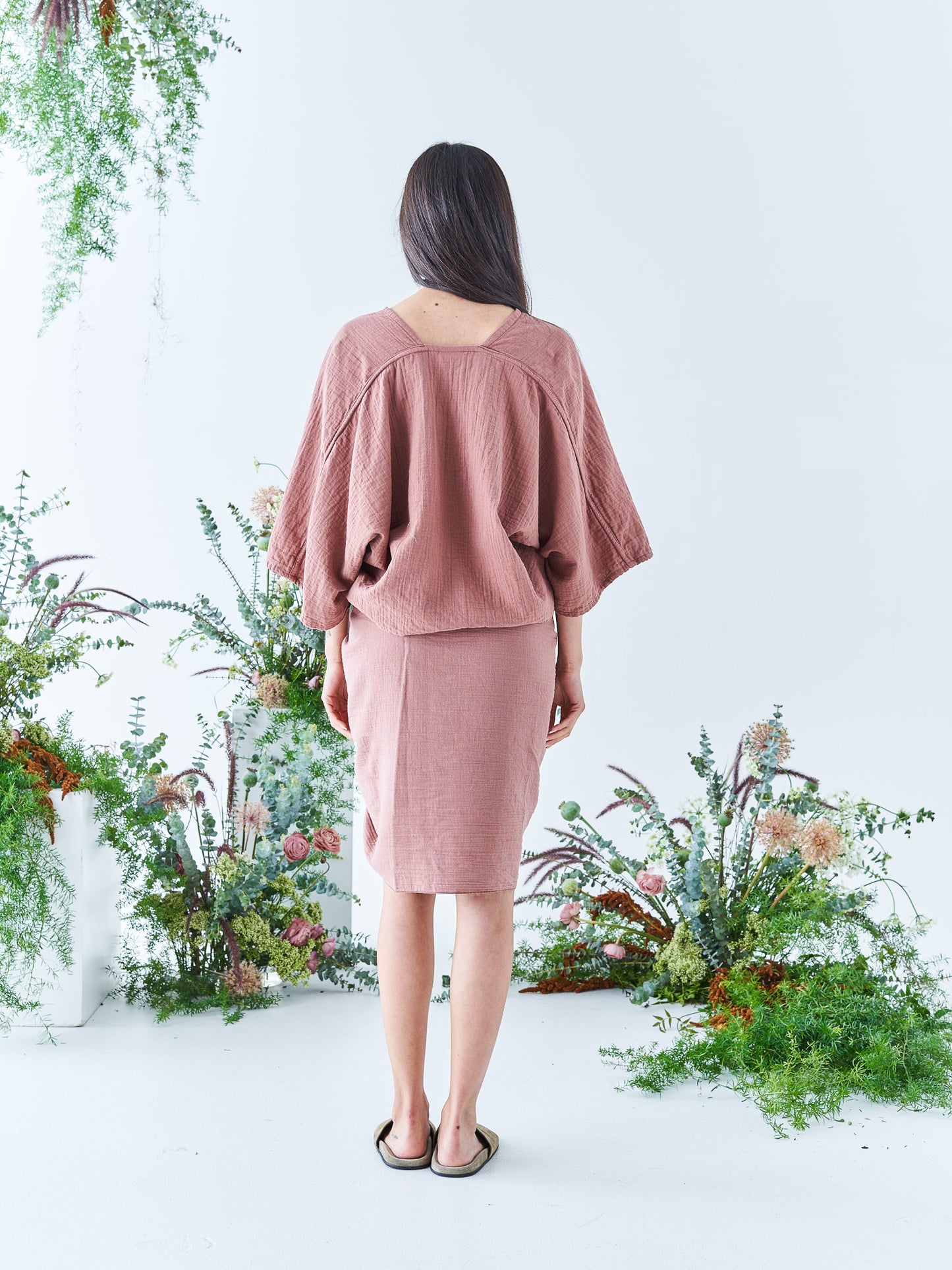 Nina Crop Top In Brazilian Clay