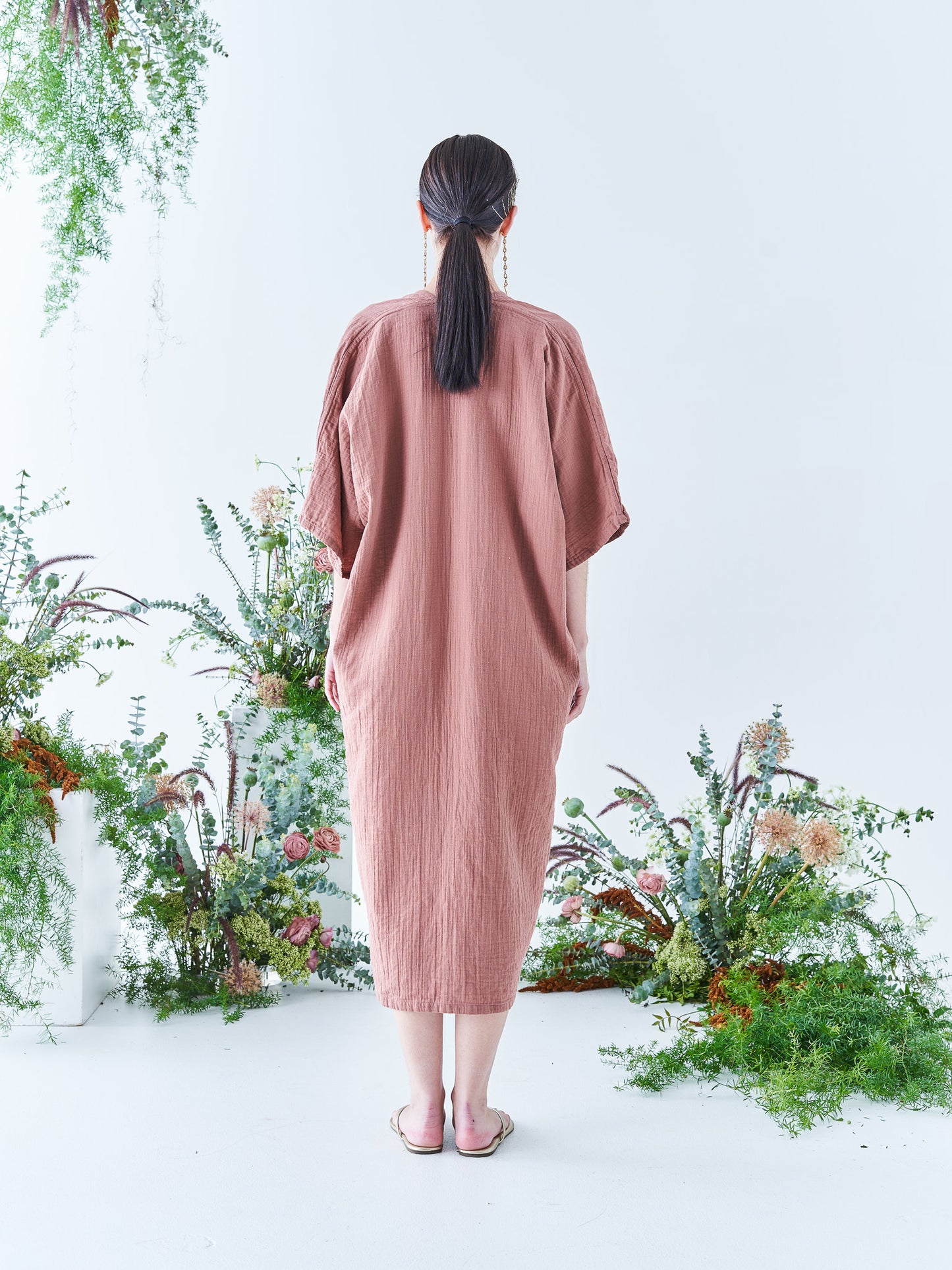 Nina Midi Kaftan in Brazilian Clay