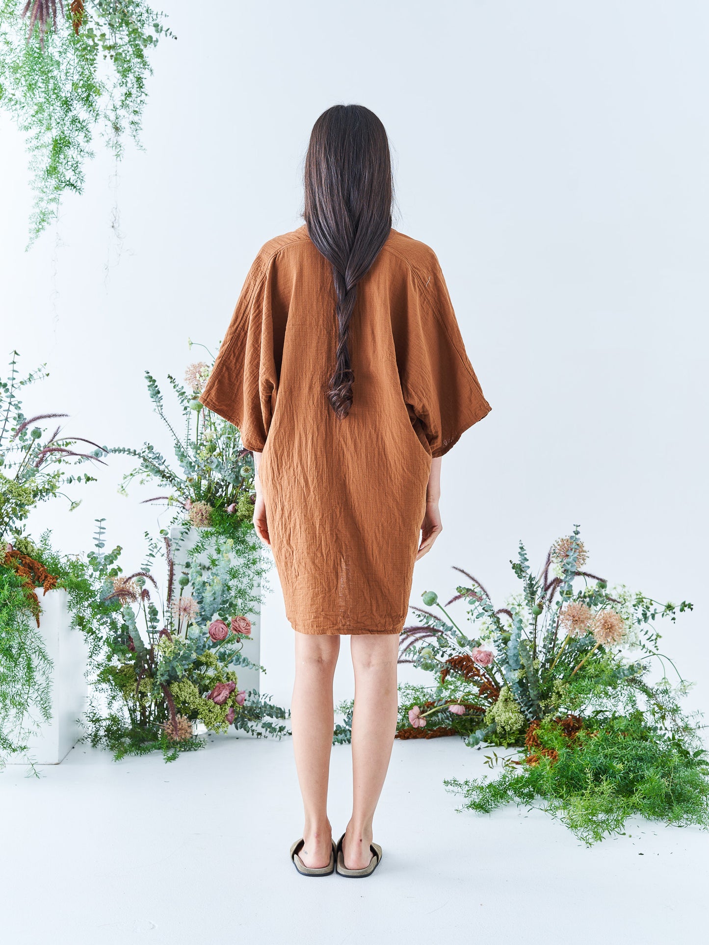 Nina Mini Kaftan in Cinnamon