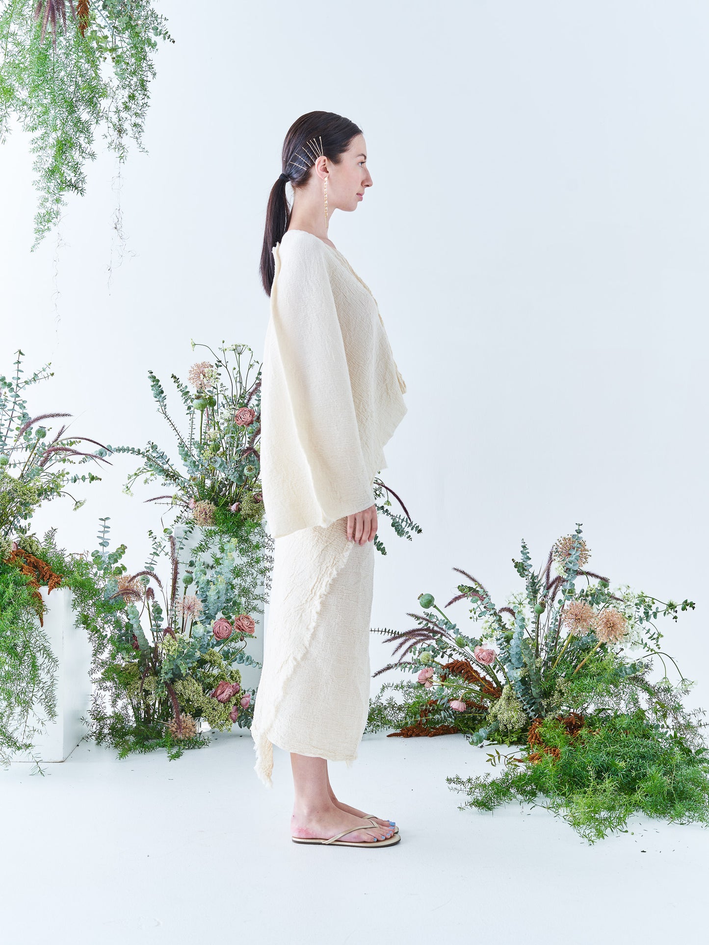 Nina Crop Top in Sile Bezi