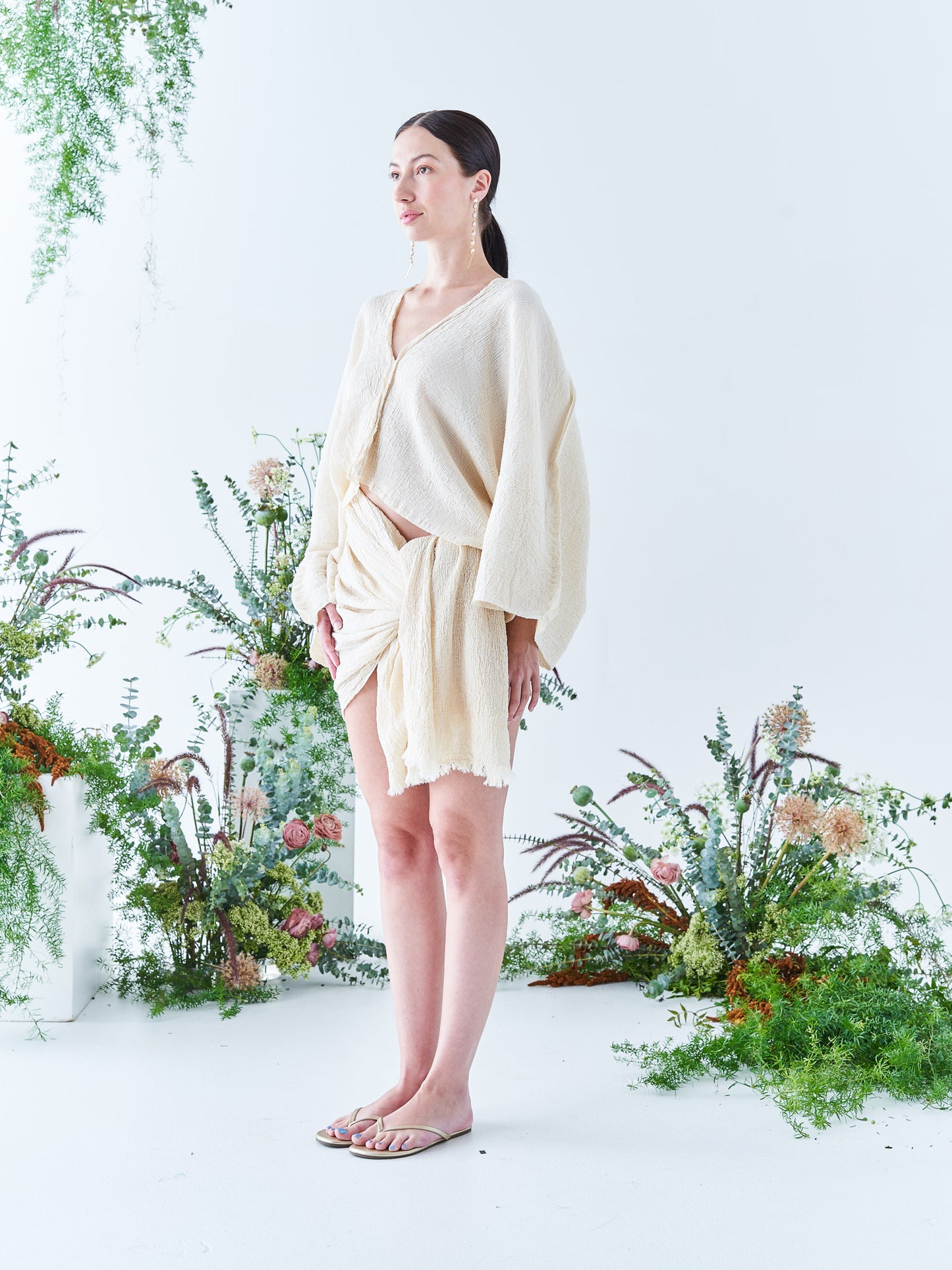 Nina Crop Top in Sile Bezi