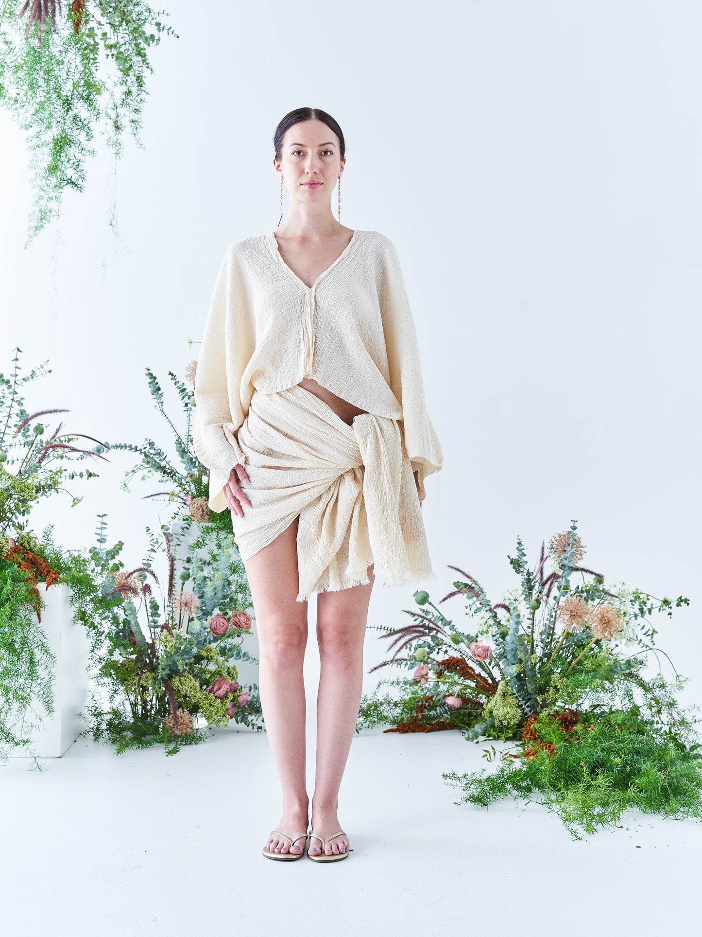 Nina Crop Top in Sile Bezi