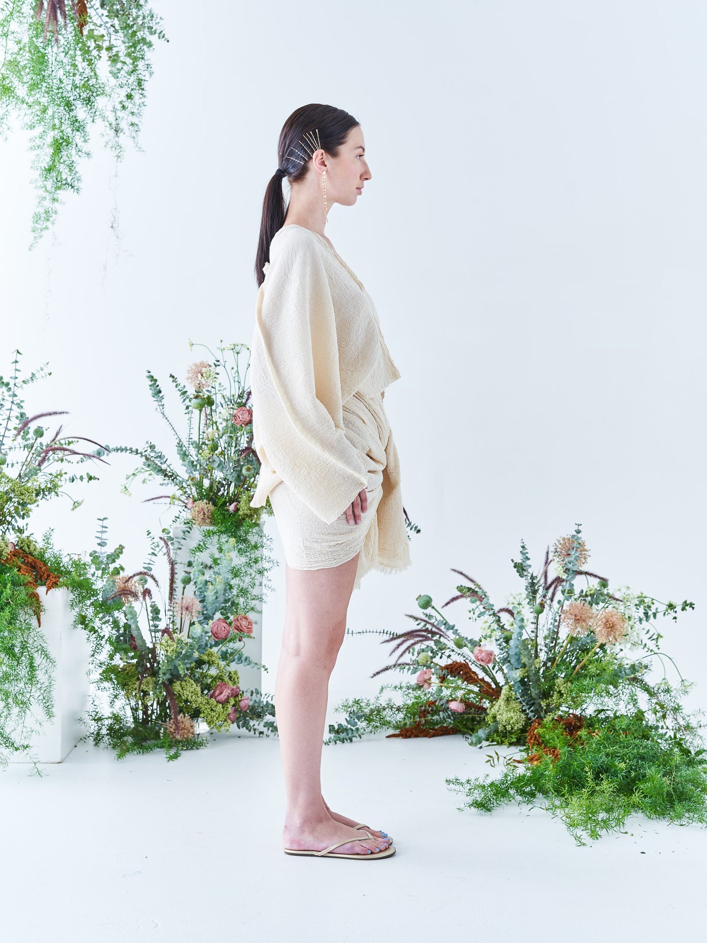 Nina Crop Top in Sile Bezi