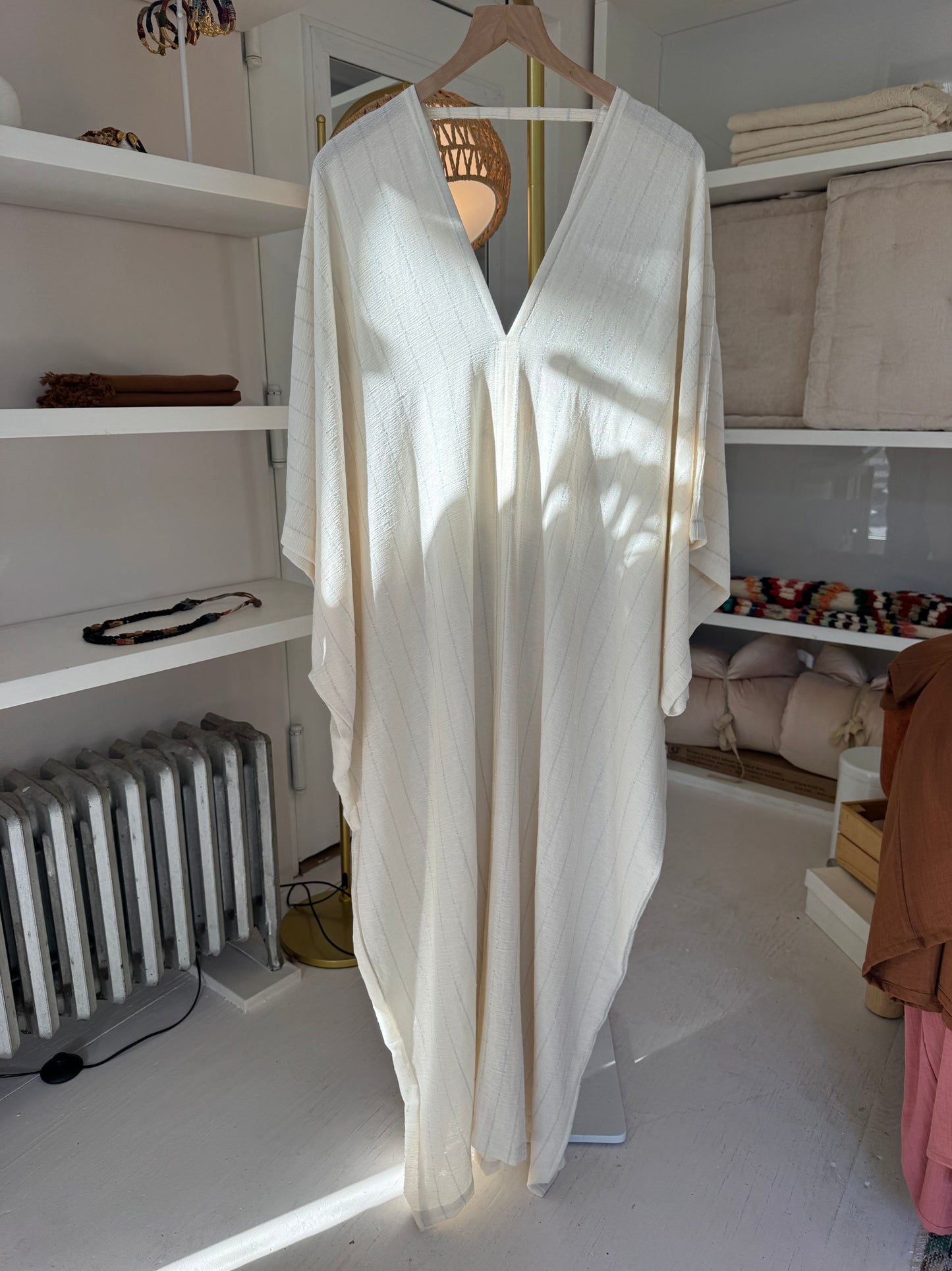 Deep V-neck Oversized Kaftan - Isla