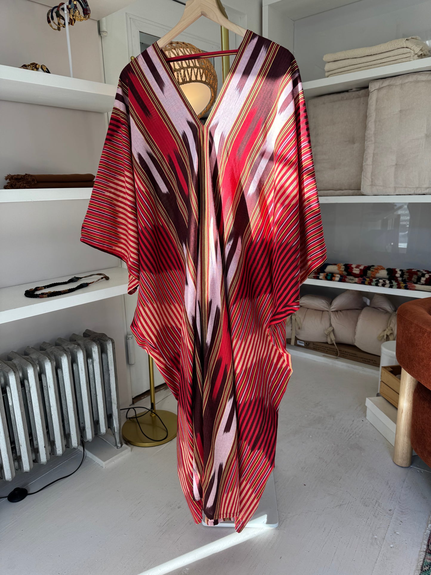 Deep V-neck Oversized Kaftan - Isla