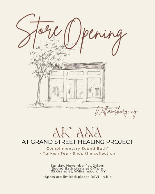 FREE AK ANA STORE OPENING SOUND BATH - NOV 1