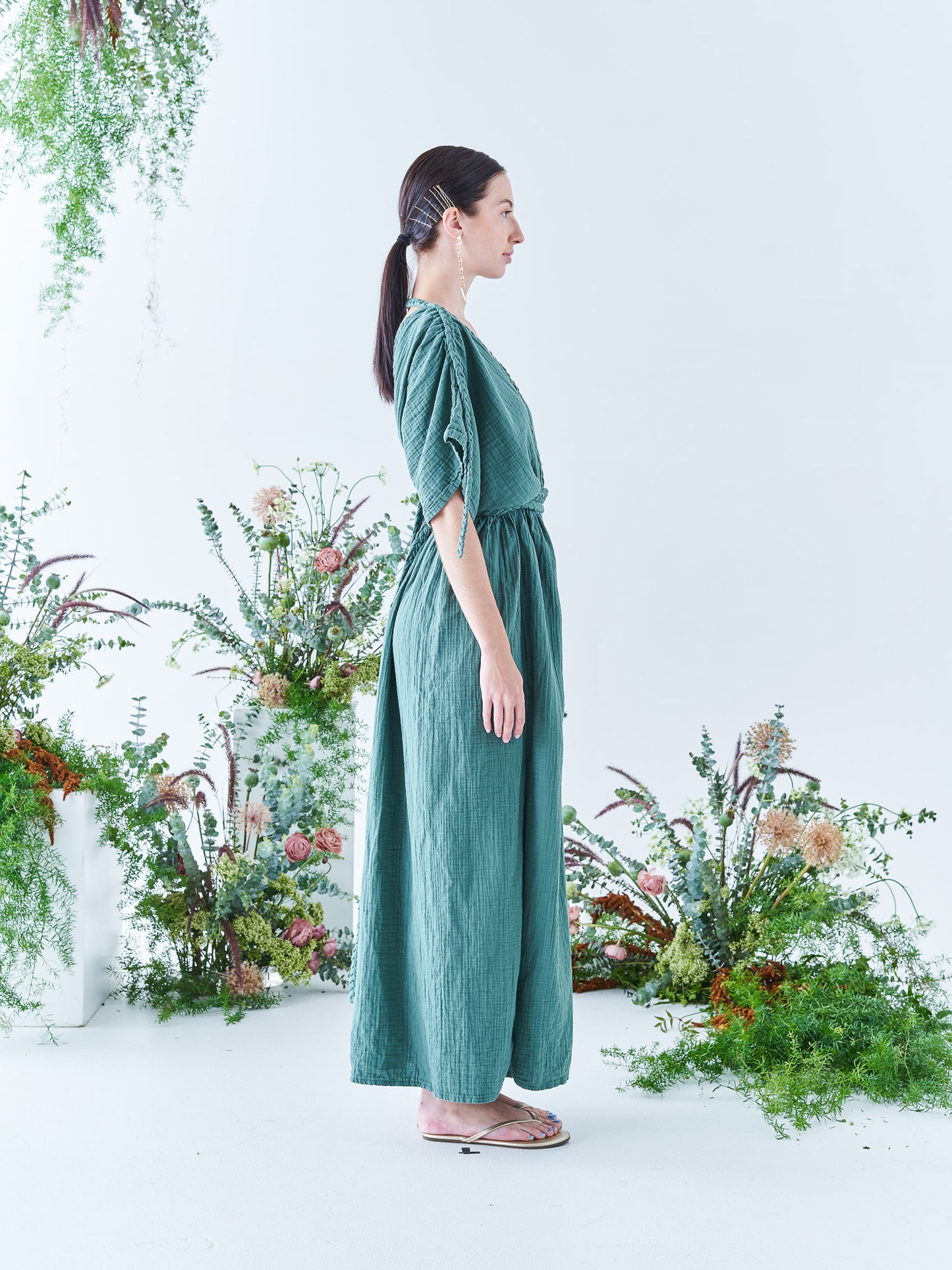 Goddess Dress in Emerald