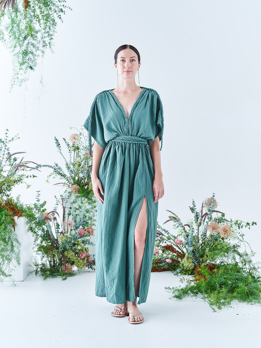 Goddess Dress in Emerald