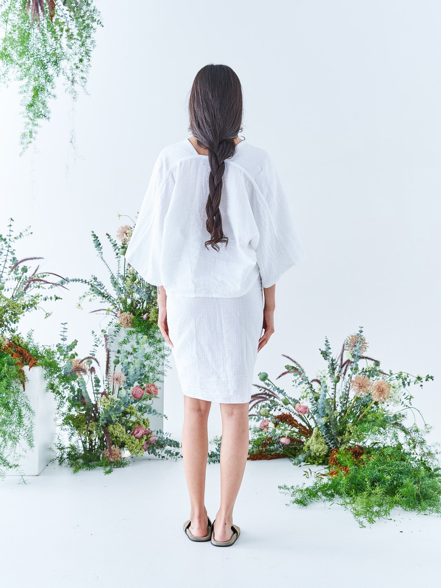 Nina Crop in White