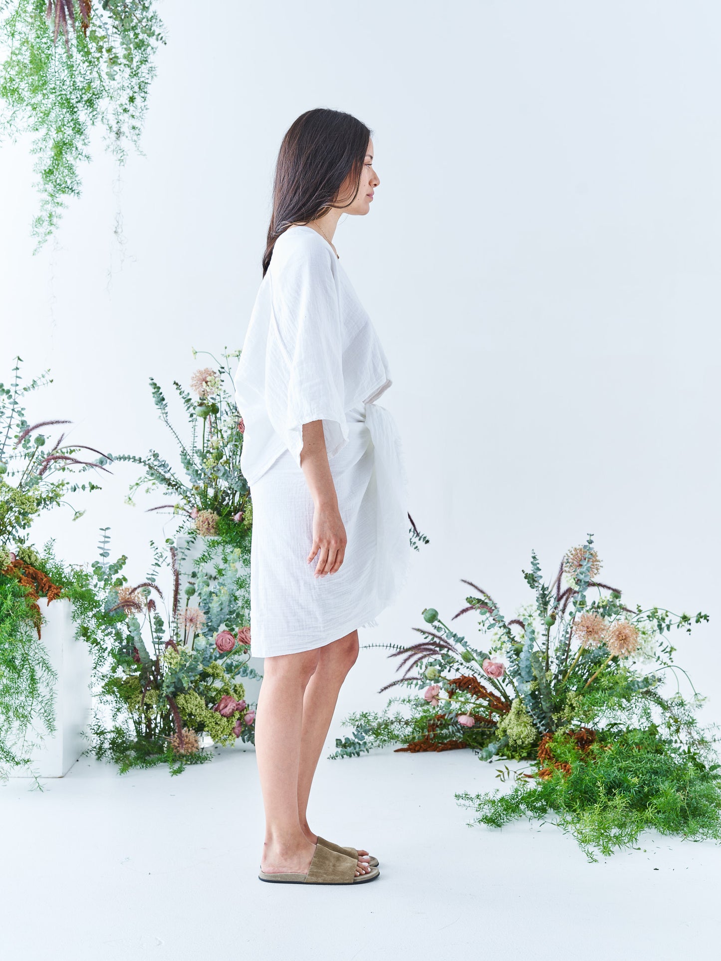 Nina Crop in White